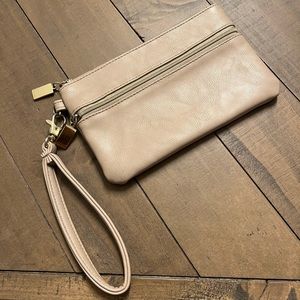 Nine West Wristlet- Tan